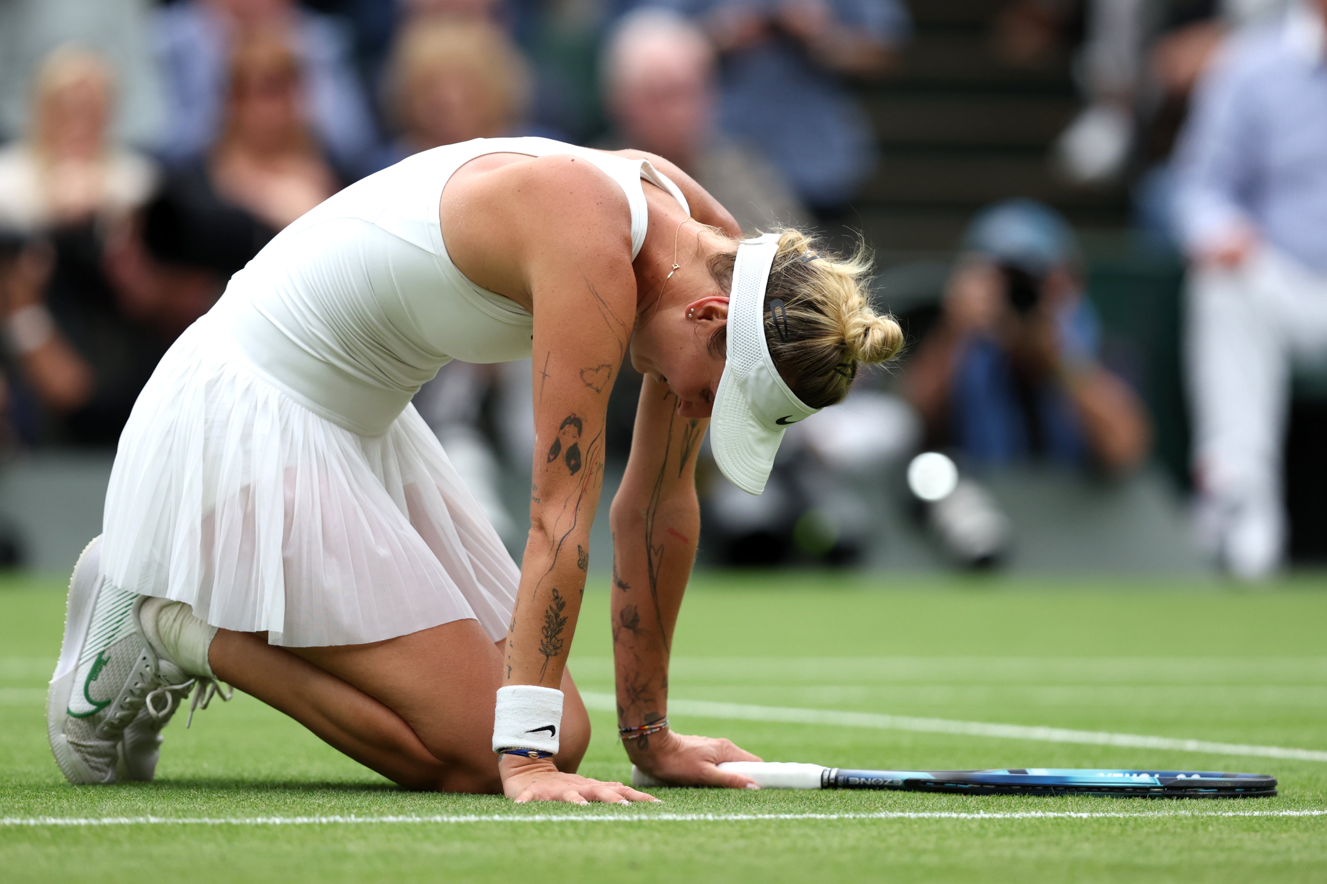Vondrousova’s antics put tennis doping tests in spotlight – a far cry from football’s approach
