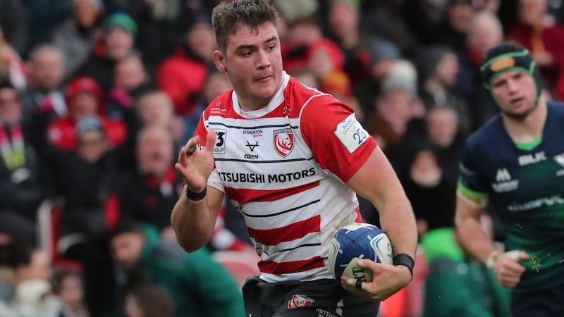 Italy’s Jake Polledri in action for Gloucester. Photograph: Billy Stickland/Inpho