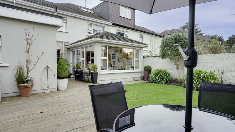 Back garden.
