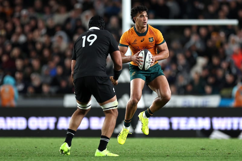 Joseph-Aukuso Suaalii of Australia. Photograph: Fiona Goodall/Getty