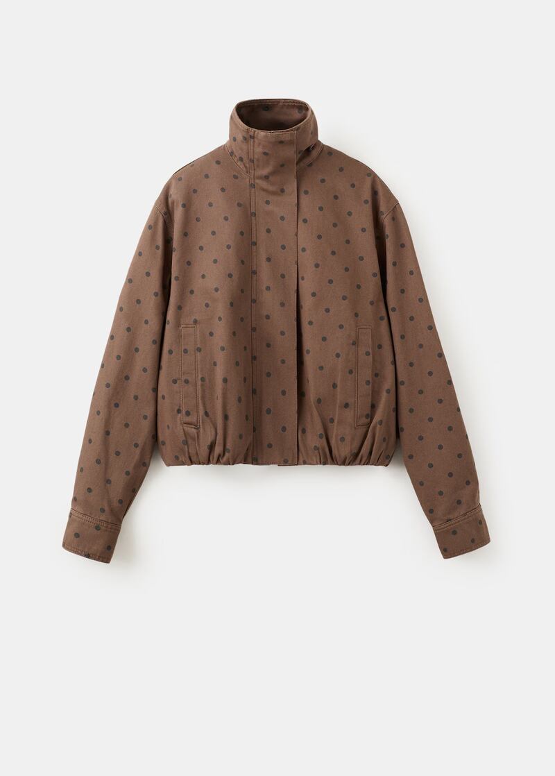 Funnel neck jacket, €69.99, Mango