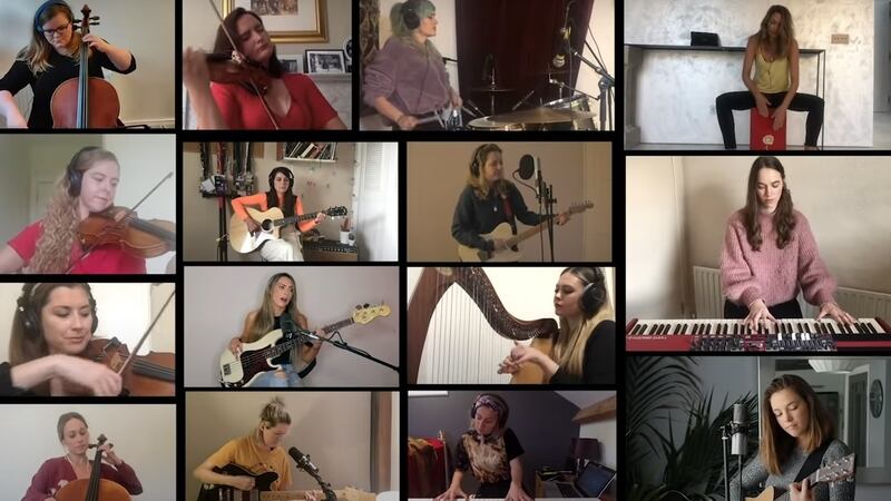 Women in Harmony covered Dreams to raise funds and awareness for Safe Ireland, a charity working with women and children experiencing domestic violence