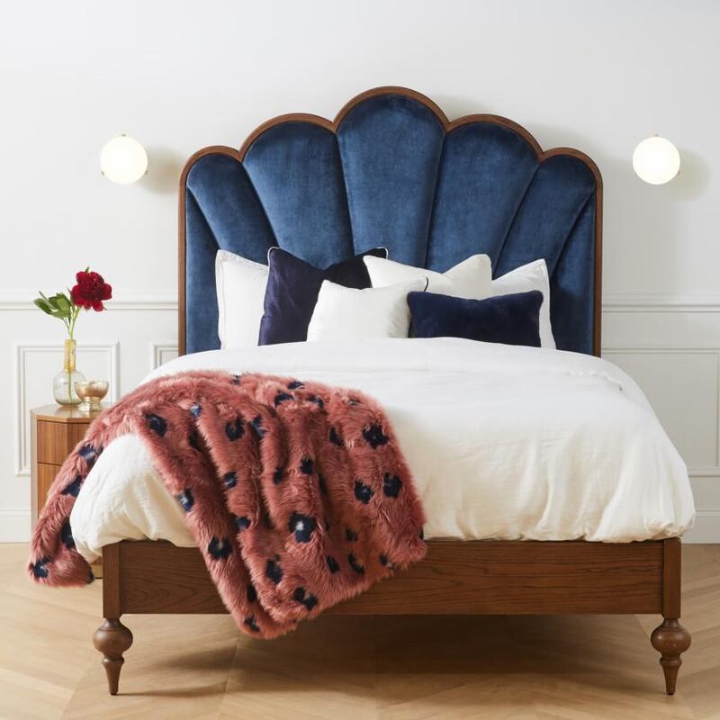 Anthropologie: its Soho Home Sofia queen bed
