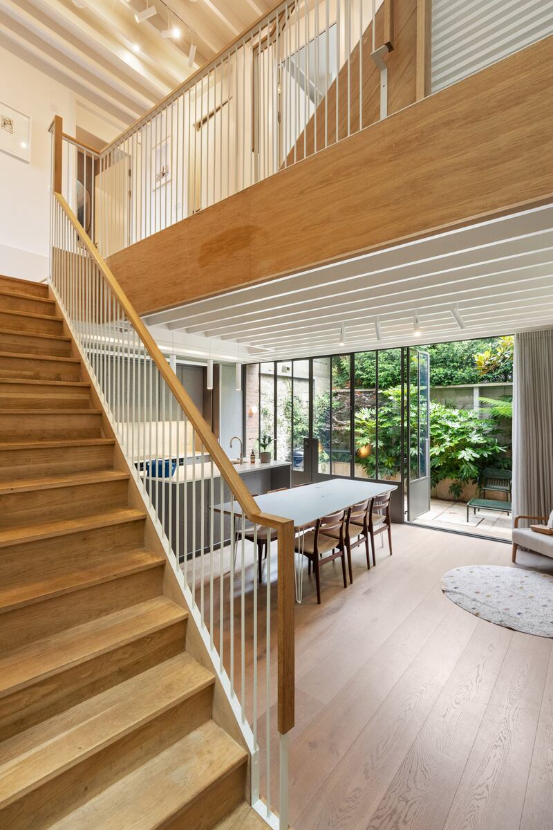Oak stairs