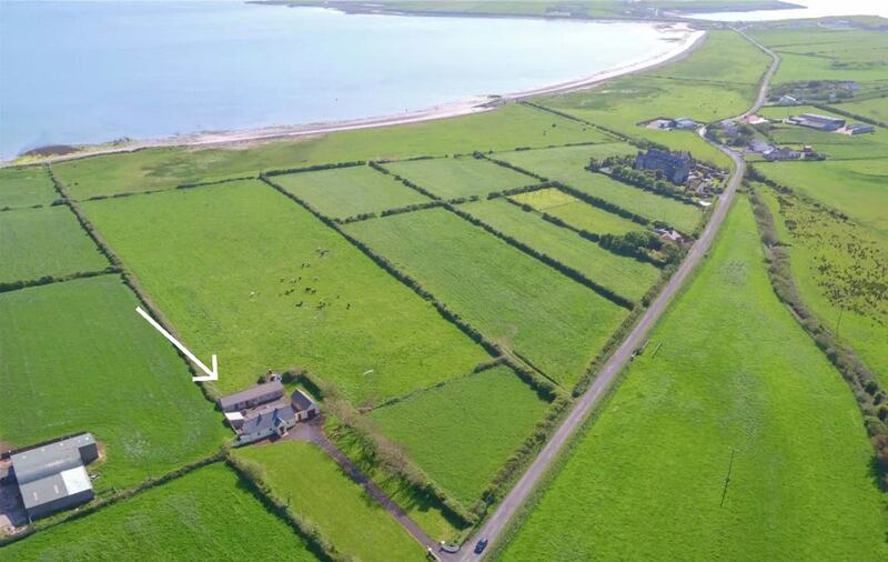 Sea views from Castlegrange Cottage in Co Sligo