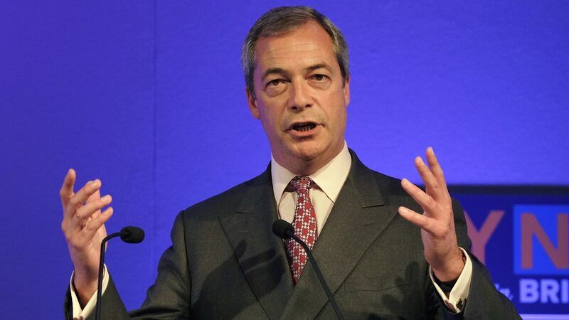 Ukip leader Nigel Farage makes a closing speech at the end of the party’s annual conference in September. Photograph: Ian Forsyth/Getty Images