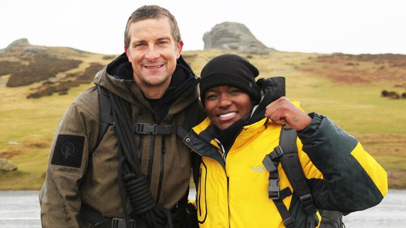 Bear Grylls and Nicola Adams in Bear & Nicola Adams’ Wild Adventure