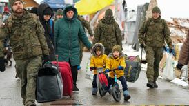 Estimated 30,000 refugees cross the border back into Ukraine each day