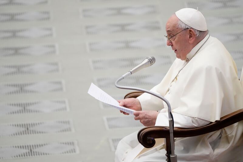 Pope's decision to remove Bishop Strickland announced on Saturday. Photograph: Gregorio Borgia/AP
