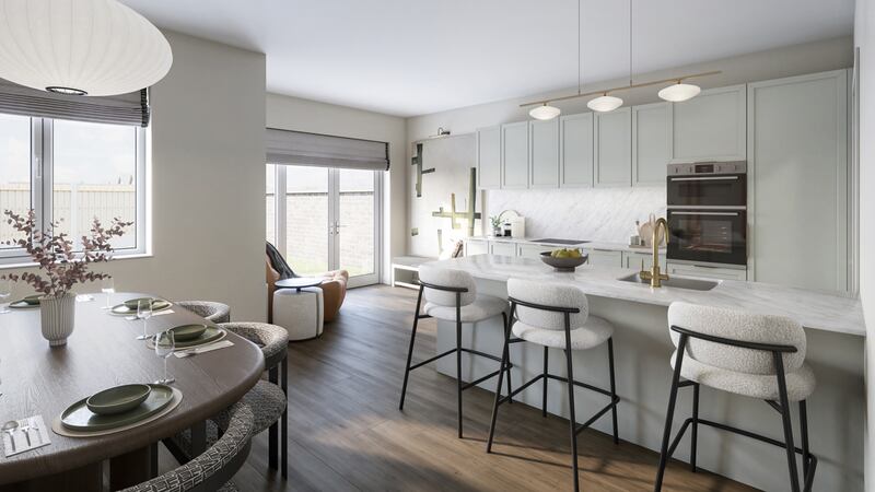Kitchen and dining area