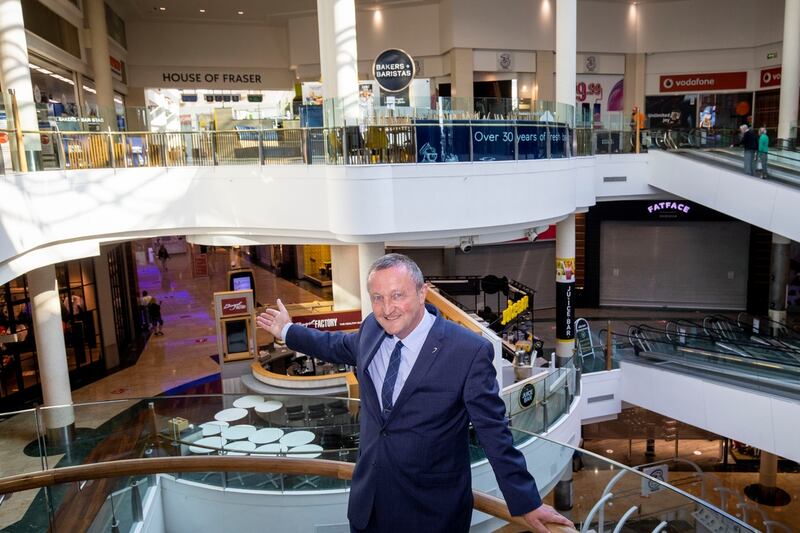 Excited shoppers but few face masks as Dundrum Town Centre reopens