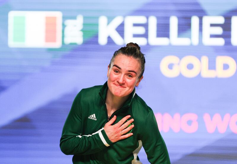 Kellie Harrington will again represent Ireland at the Olympics in Paris next year. Photograph: Tom Maher/Inpho
