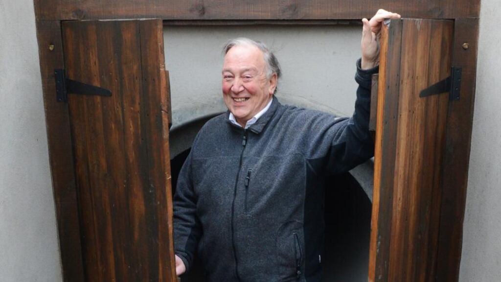 Louth county council has granted Kevin Woods planning permission for a ‘leprechaun cave’ which he has built on his own land in Carlingford. Photograph: Ciara Wilkinson