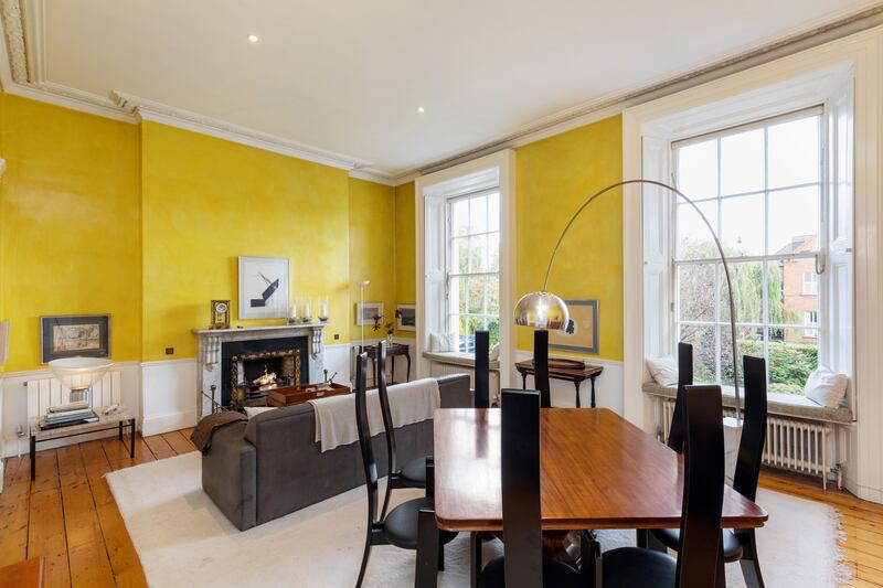 Reception room at hall level