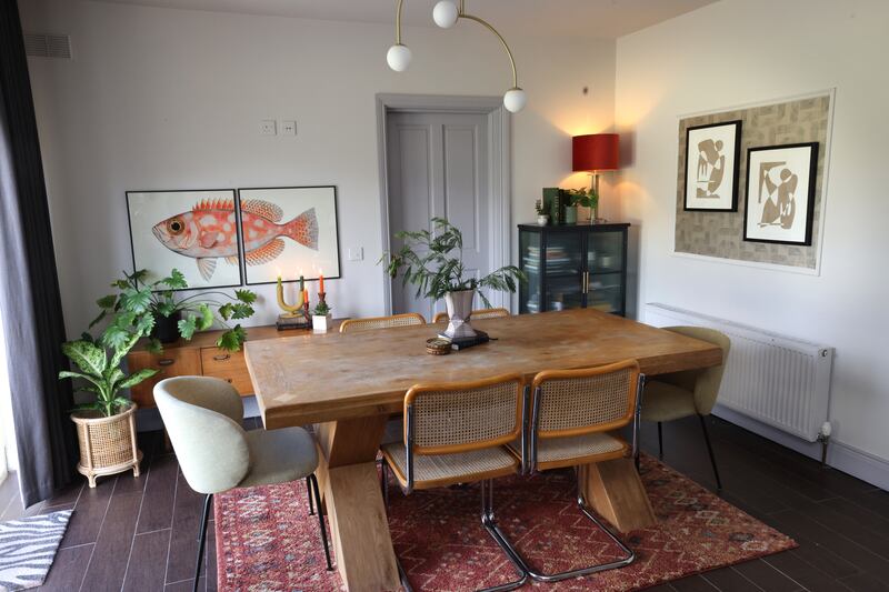 Dining area. Photograph: Dara Mac Dónaill/The Irish Times
