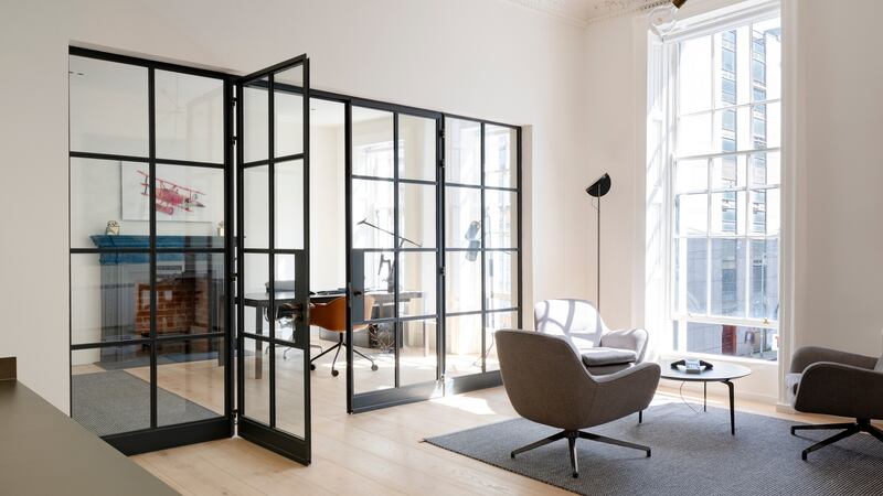 First-floor offices at 51 Dawson Street. Photograph: Donal Murphy
