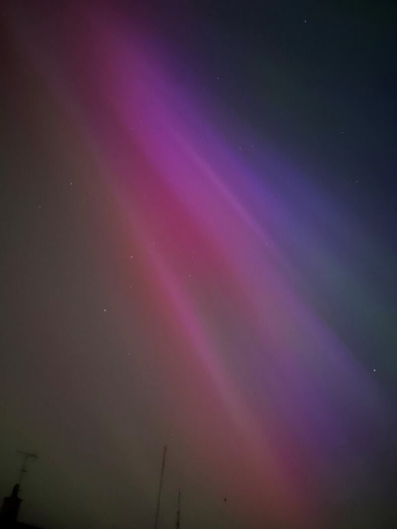 The Northern Lights at Blackwater, Co Wexford.