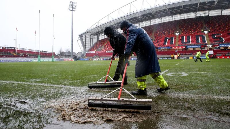 Thomond Park: the groundsmen should be given the freedom of Limerick. Photograph: Gary Carr/Inpho