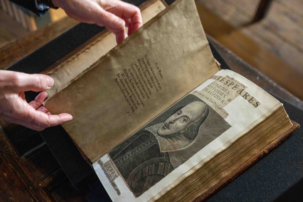 Shakespeare's first folio at Trinity College Dublin