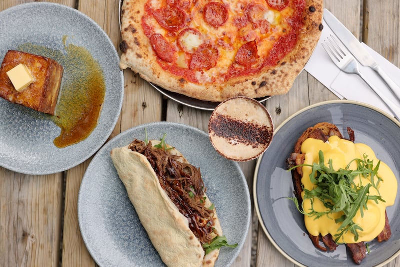 Food at Bettystown House. Photograph: Alan Betson