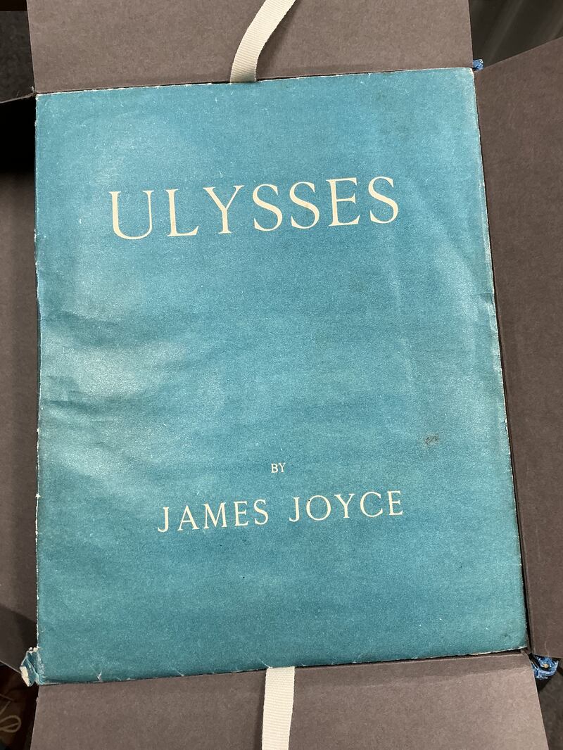Davy Byrne's first edition of Ulysses