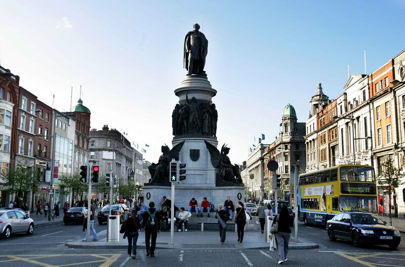 Daniel O’Connell statue,  O’Connell Street, Dublin. Photograph: Aidan Crawley/The Irish Times