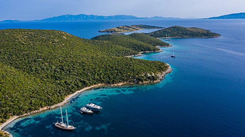 On a blue cruise, you reach places that are remote and seem untouched, making you feel like an intrepid explorer