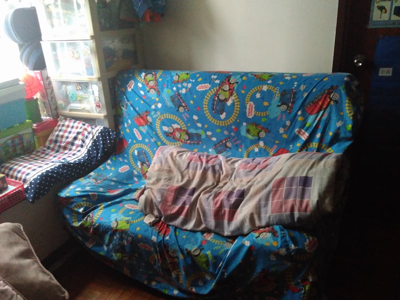 Foreign domestic workers’ accommodation in Hong Kong. Photograph: Mission for Migrant Workers