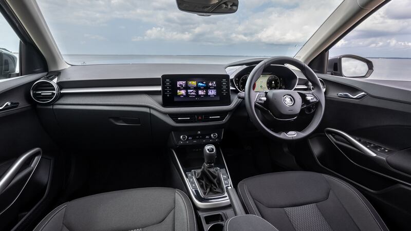 The impressive cabin design puts the Fabia ahead of its rivals.