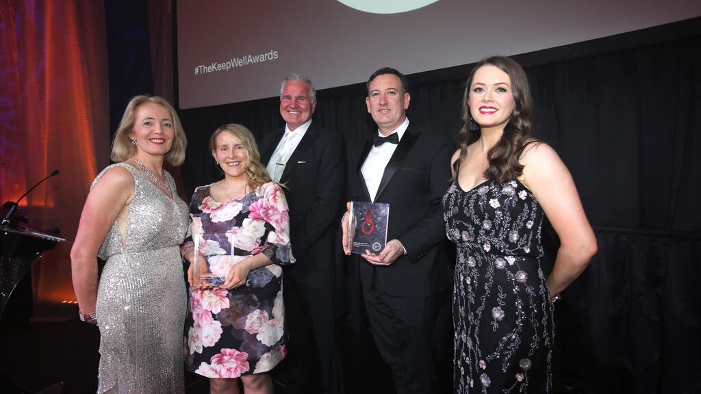 IBEC’s Sharon Higgins; Liz Graham of the Central Bank of Ireland; Brent Pope and  Ian Lynch of  L&M Keating; and Sophie Moran of IBEC