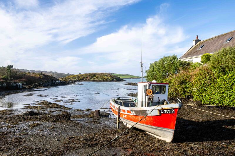  A fishing boat on Sherkin Island, west Cork. Photograph: Andy Gibson