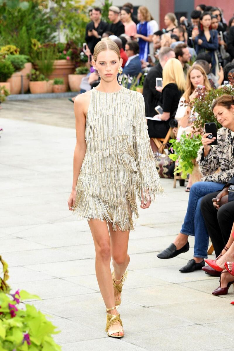 NYFW: Oscar de la Renta. Photograph: Slaven Vlasic/Getty