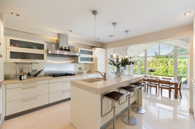 Kitchen with dining area