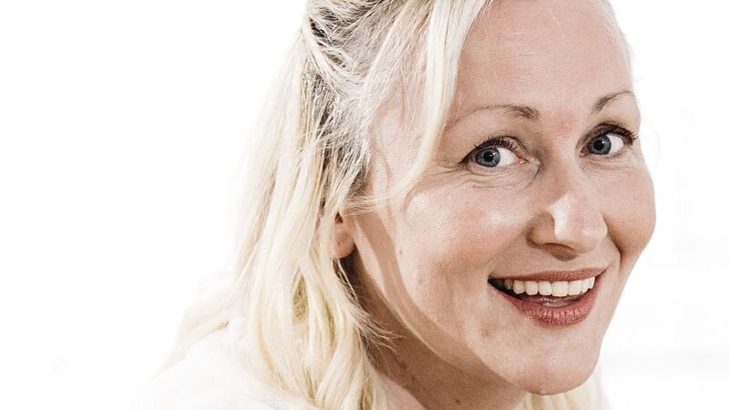 Novelist Sarah Pinborough’s latest novel, Insomnia, centres on the self-described ‘worst daughter of the worst mother’, Emma Bournett. Photograph: Rosdiana Ciaravolo/ Getty