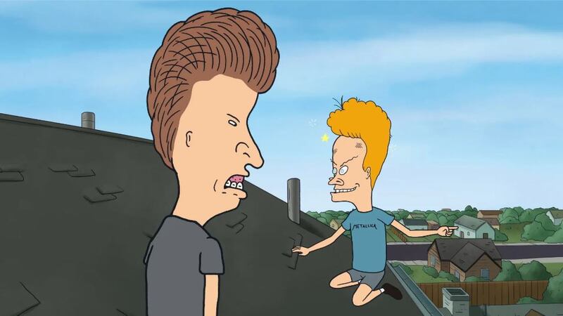 Beavis and Butt-Head in the rebooted version of the series. Photograph: Paramount+