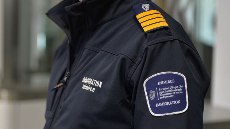 An immigration and border control official at Dublin Airport. “It is simply neither xenophobic nor racist to have legal barriers on inward economic migration, nor to enforce them. To fail to do so would be chaotic and unlawful.” File photograph: Alan Betson