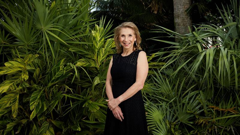 Shari Redstone, leader of ViacomCBS.  A period of estrangement between Shari Redstone and her combative father, Sumner Redstone, ended with a reconciliation before his death. Photograph: New York Times
