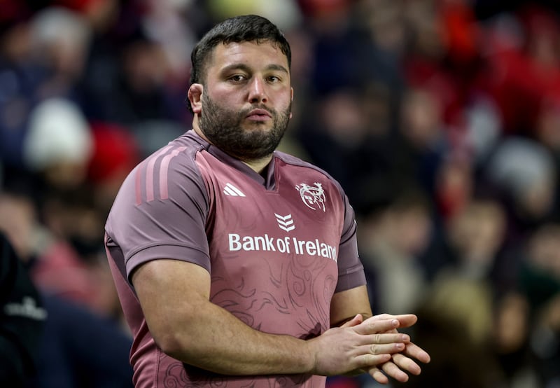 Conor Bartley made his Champions Cup debut for Munster against Gloucester at SuperValu Páirc Uí Chaoimh. Photograph: Dan Sheridan/Inpho