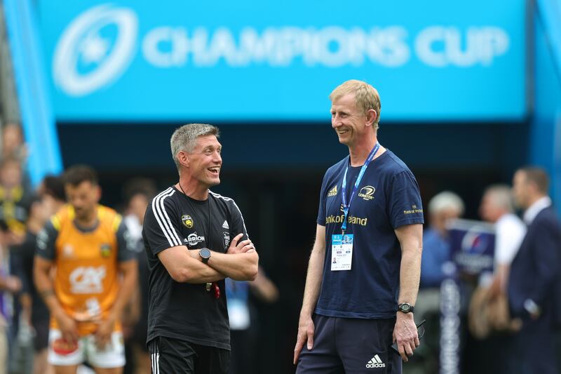 La Rochelle under Ronan O’Gara and Leinster under Leo Cullen are again among the favourites to win the Champions Cup this season. Photograph: David Rogers/Getty Images