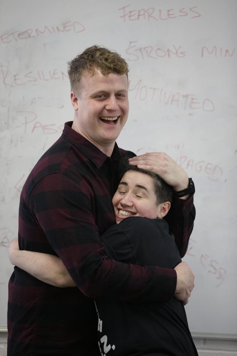 Mick Donovan, senior facilitator and Clodagh Leonard, senior facilitator with Soar. Photograph: Nick Bradshaw/The Irish Times