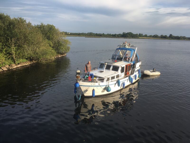 Rosaleen McElvaney's boat in Leitrim