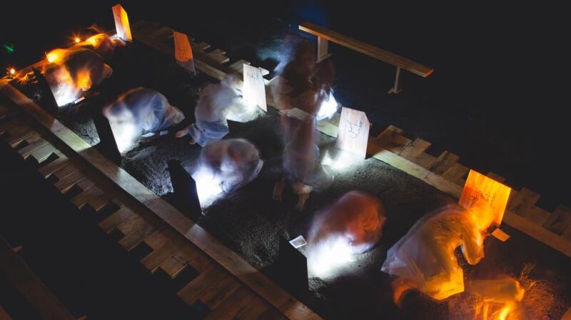 ITania El Khoury’s production ‘Garden Speak’ explores what lies beneath in Syria, where bodies of activists and protestors were buried in private gardens, ad hoc, early in the uprising.