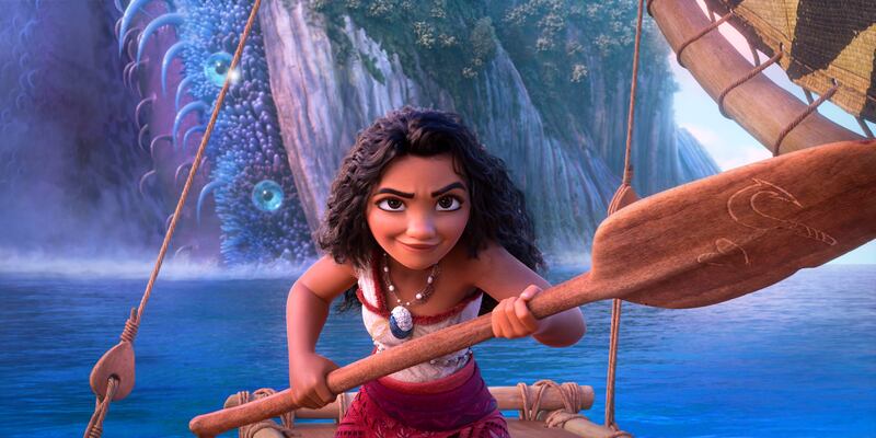 Moana (voiced by Auliʻi Cravalho) in Moana 2. Photograph: Disney
