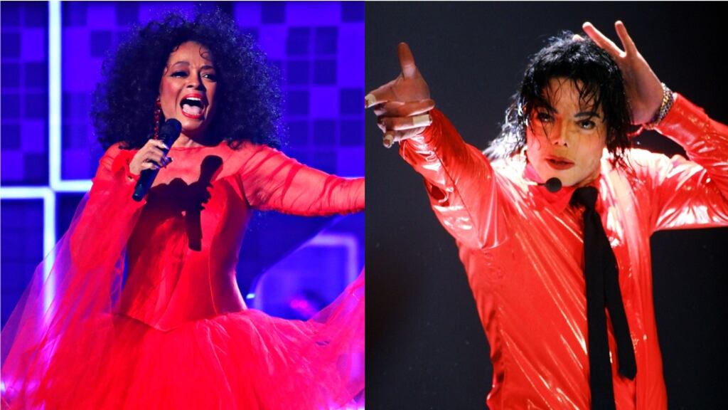 Stop in the name of love... Diana Ross and Michael Jackson