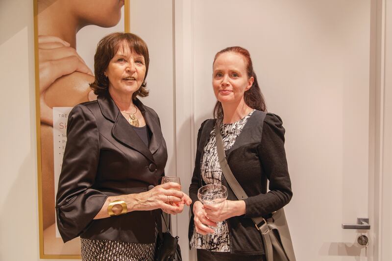 Guests at the new Clarins boutique and spa on Wicklow Street, Dublin