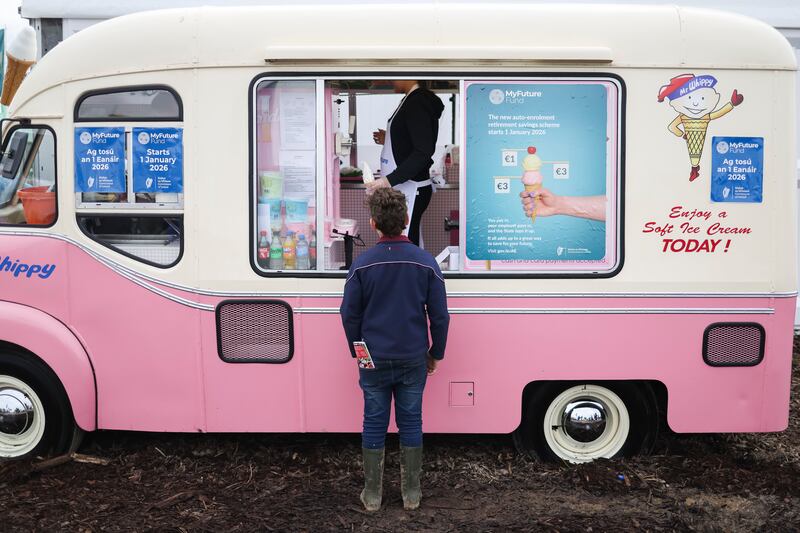 A young attendee takes a break. Photograph: Dan Dennison