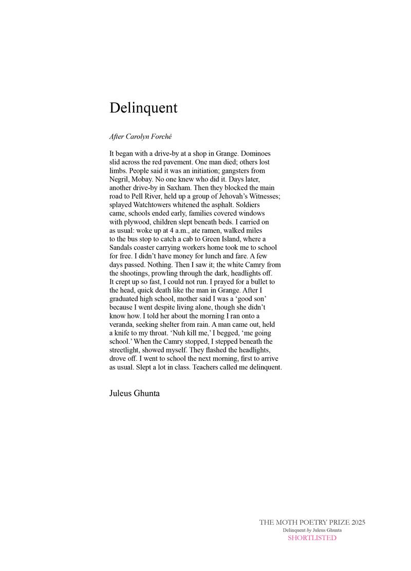 Delinquent by Juleus Ghunta