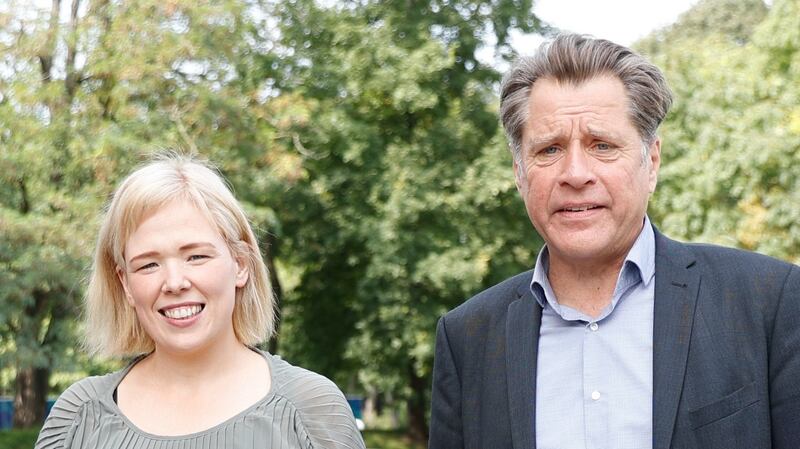 Ann Cleare and Winrich Hopp, artistic director of the Musikfest Berlin
