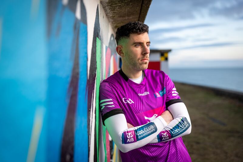 AIB ambassador Michael Geaney ahead of Sunday's All-Ireland Senior Club Football final against Roscommon's St Brigid’s. Photograph: Morgan Treacy/Inpho