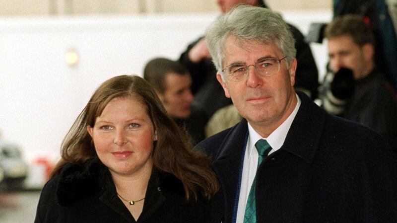 Max Clifford pictured in 2000 with his daughter Louise Clifford arriving for the Pride of Britain Awards. File photograph: Ian Nicholson/PA